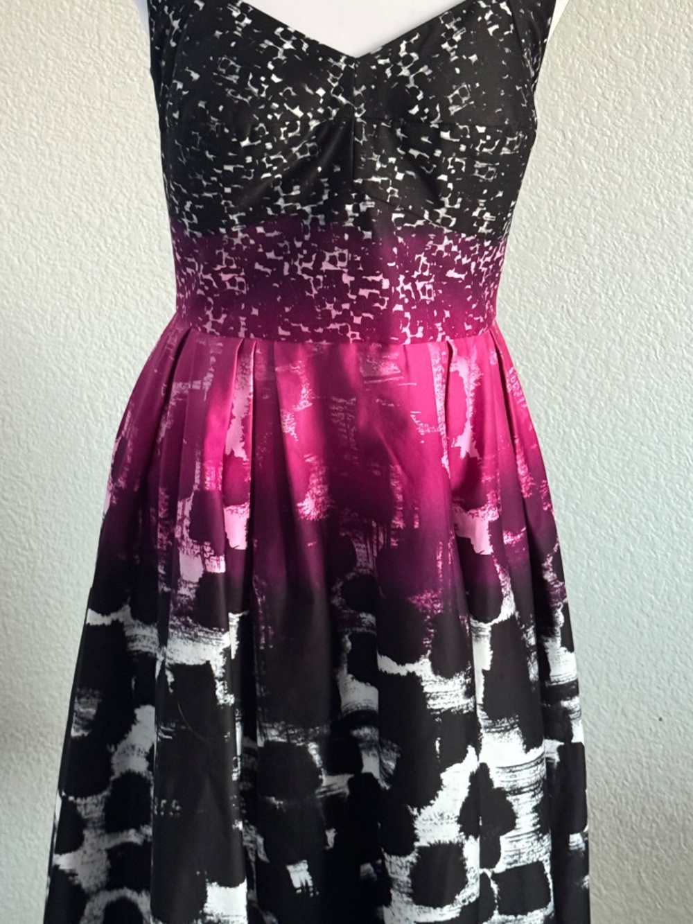 New W/ Tags Calvin Klein Sweetheart Fit & Flare Dress Size 4 Petite - Picture 3 of 12